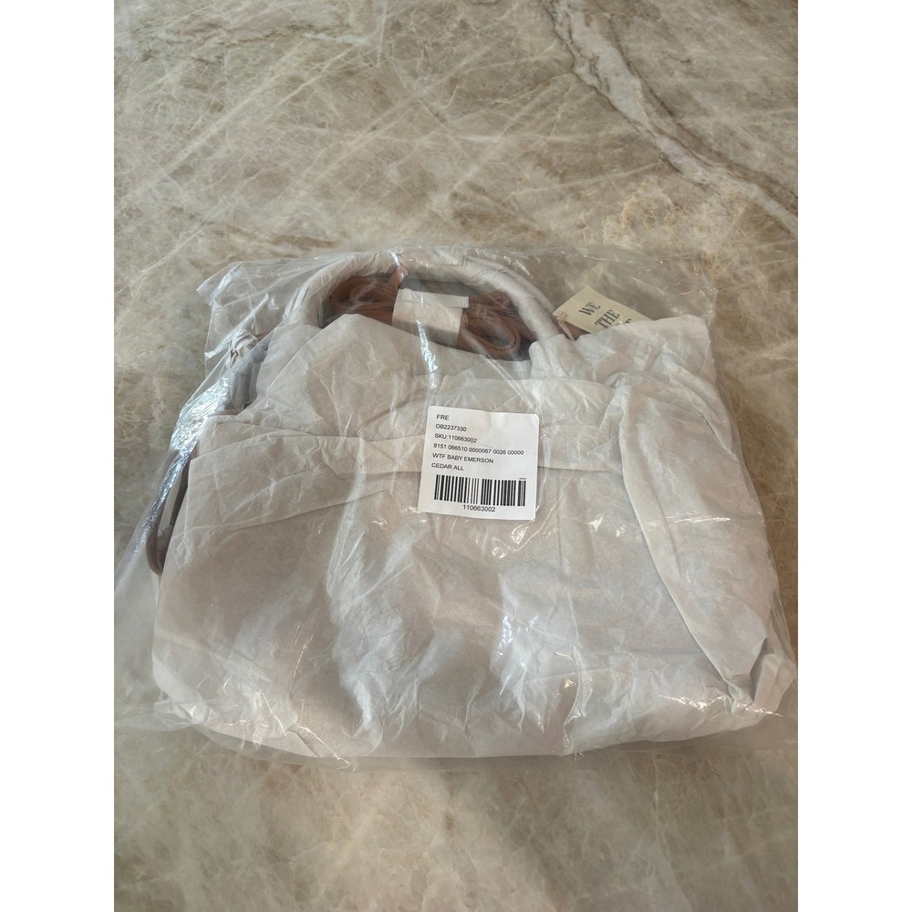 Iconic We The Free by Free People Baby Emerson Tote Bag Tan NEW NWT - Picture 9 of 10